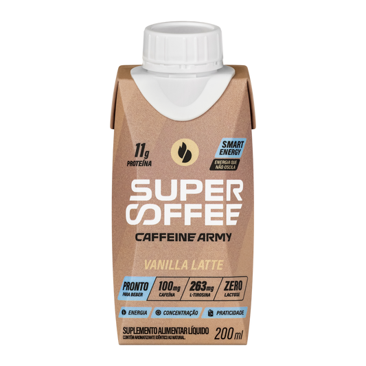 SuperCoffee Vanilla Latte Pronto Para Beber